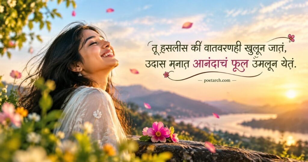 Beautiful Smile Shayari in Marathi