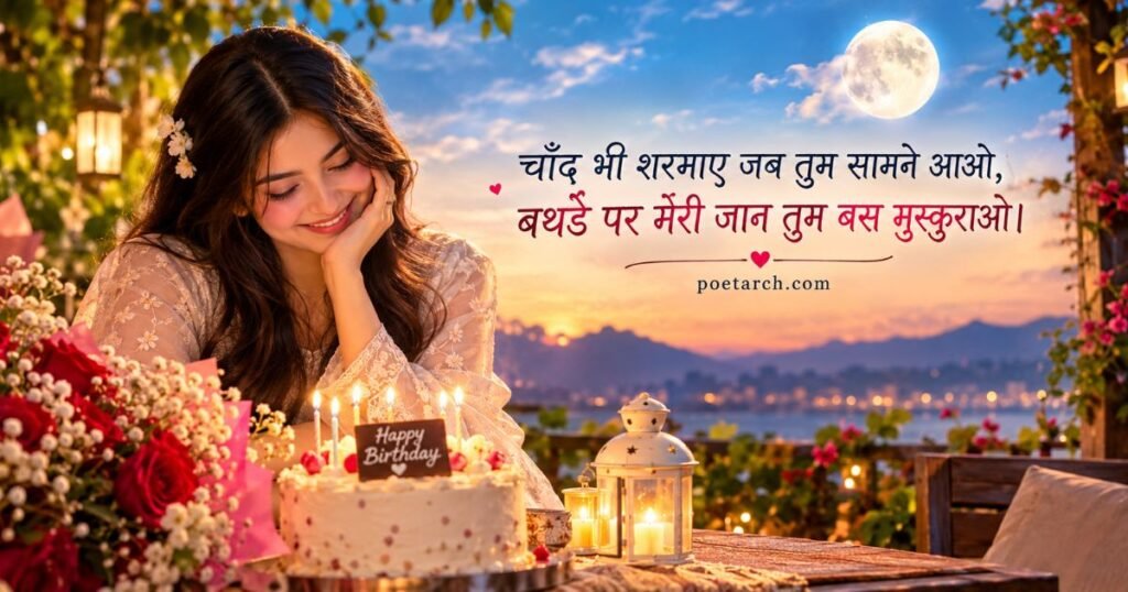 Birthday Shayari Filled with Romance