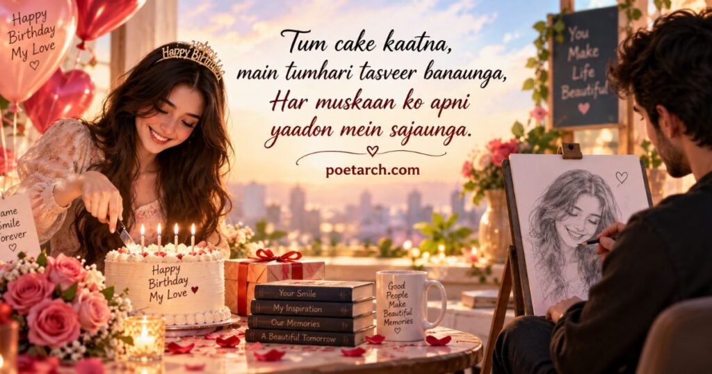 Birthday Shayari to Make Your Lover Smile