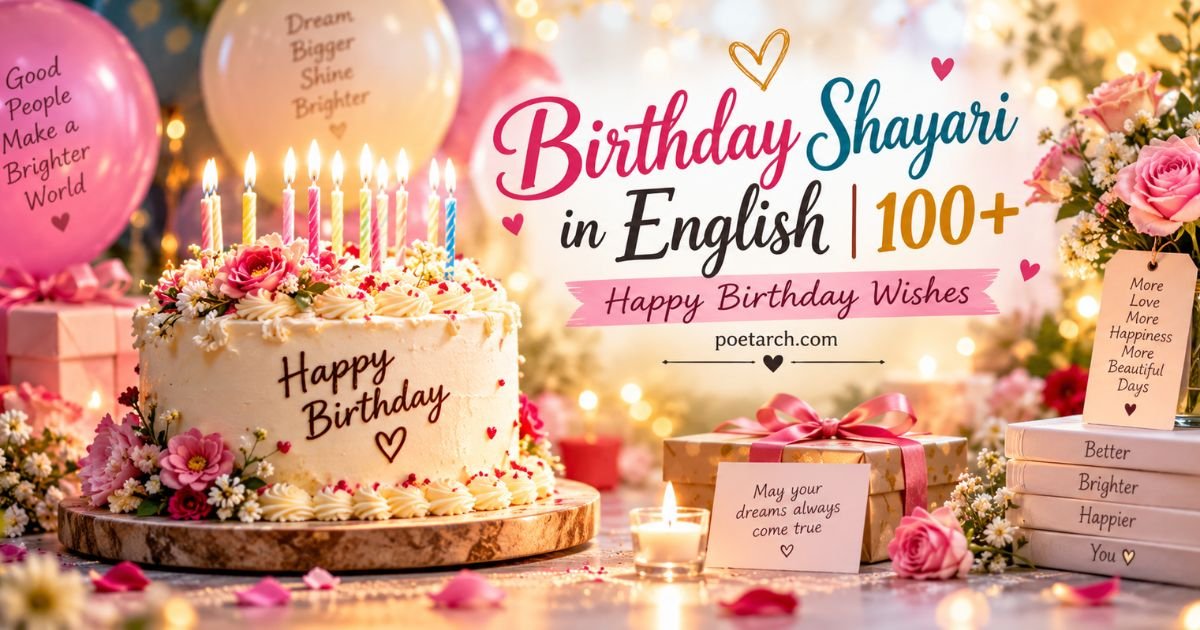 Birthday shayari in english