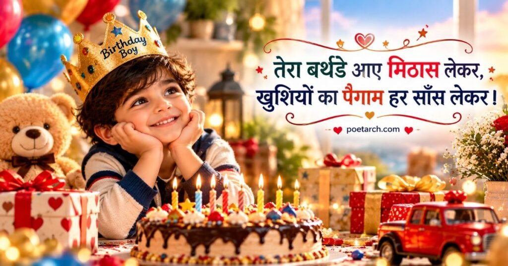 Cute Birthday Wishes for Bhanja in Hindi