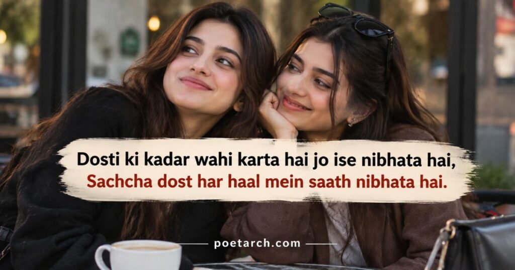 Dosti Shayari 2 Line in english