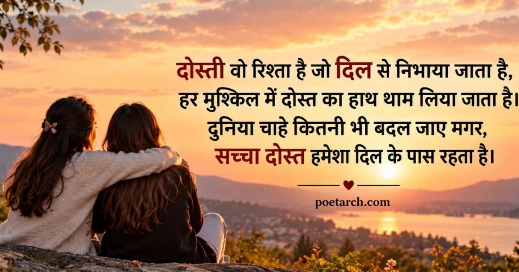 Dosti Shayari in Hindi