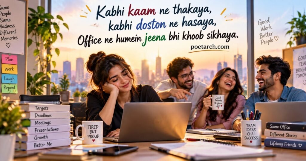Farewell Shayari for Office Friends