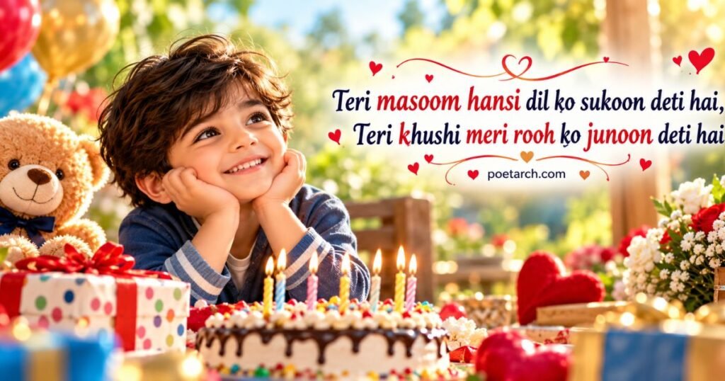 Heart Touching Birthday Shayari for bhanja