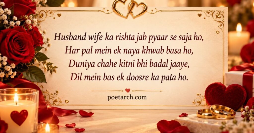 Husband Wife Anniversary Shayari