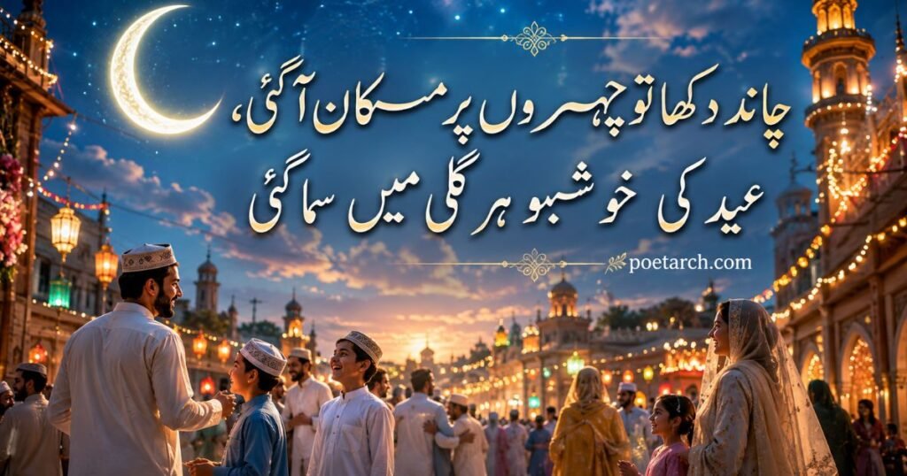 Islamic Shayari on Eid in urdu