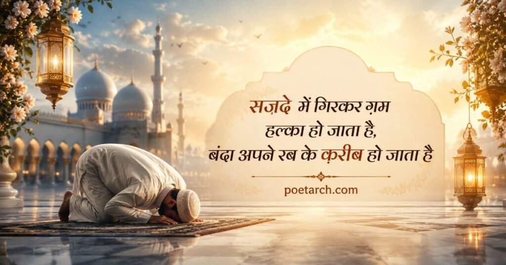 Islamic Shayari on Namaz in hindi