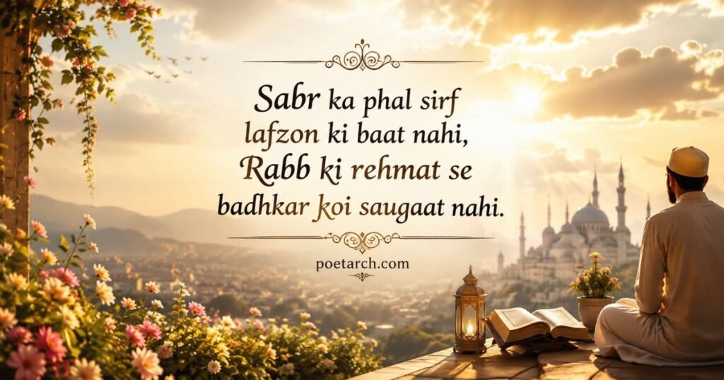 Islamic Shayari on Sabr 