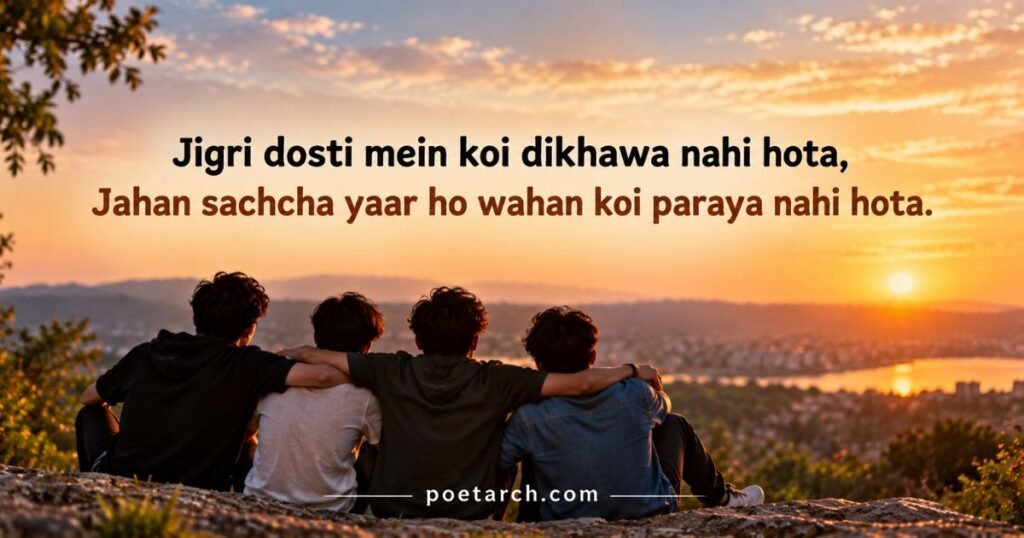 Jigarī Dost Shayari 2 Line