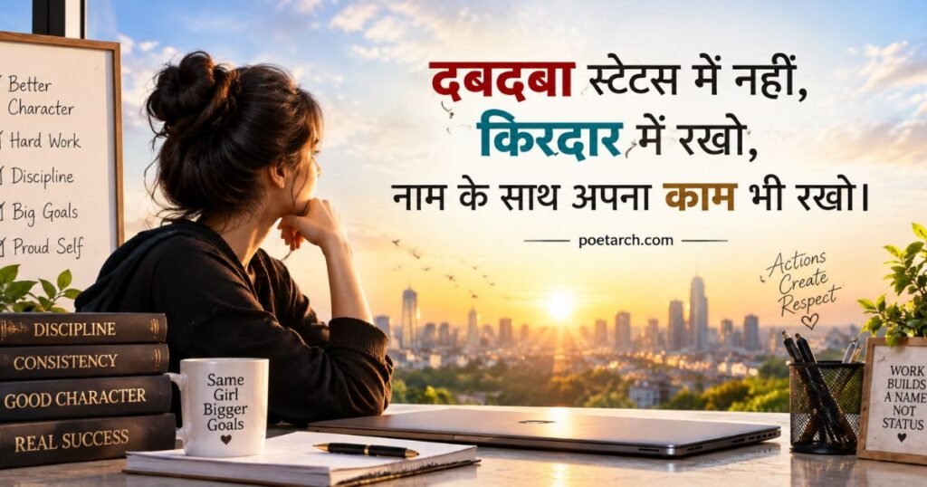 Rangdari Shayari Status