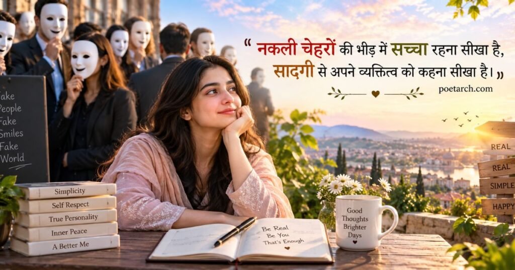 Sadgi Shayari on Personality