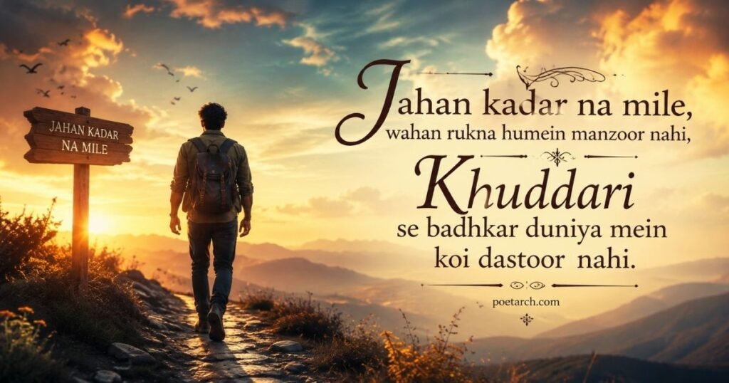 Self Respect Shayari for Boys