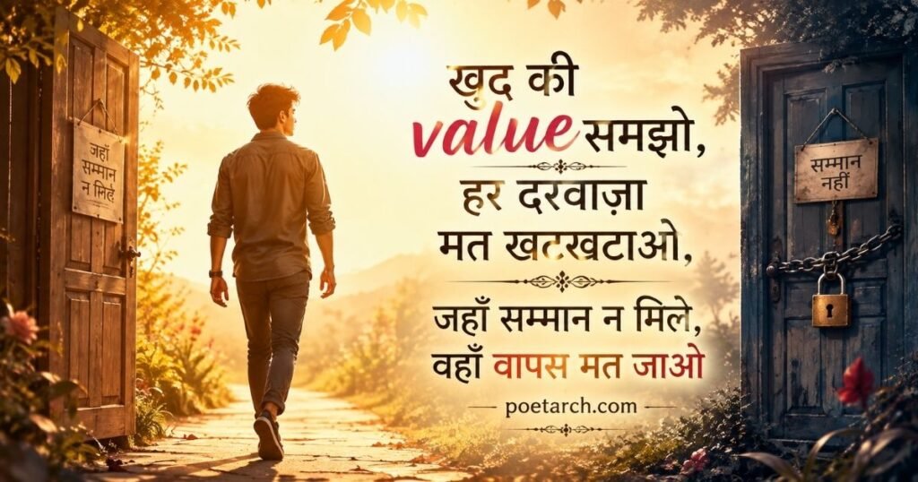 Self Worth Shayari in Hindi