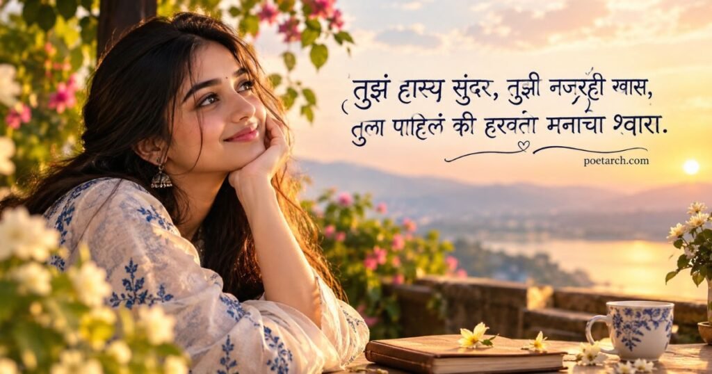 Shayari on Beautiful Smile in Marathi