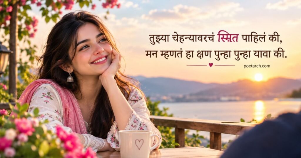 Smile Shayari in Marathi for Someone Special