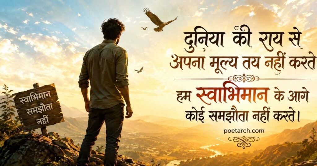 Swabhimaan Shayari in Hindi