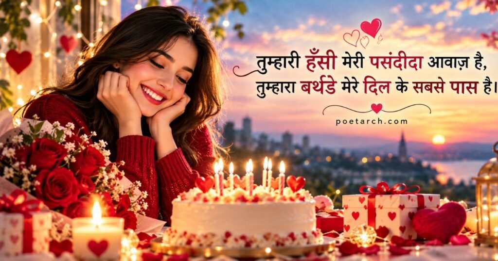 Sweet Birthday Love Shayari in Hindi