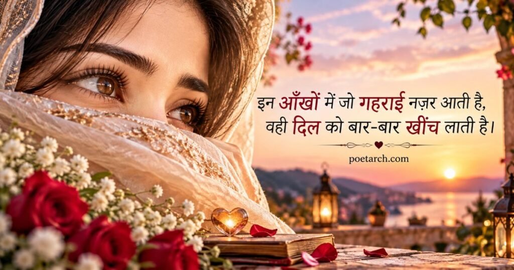 Tareef Shayari for Beautiful Eyes