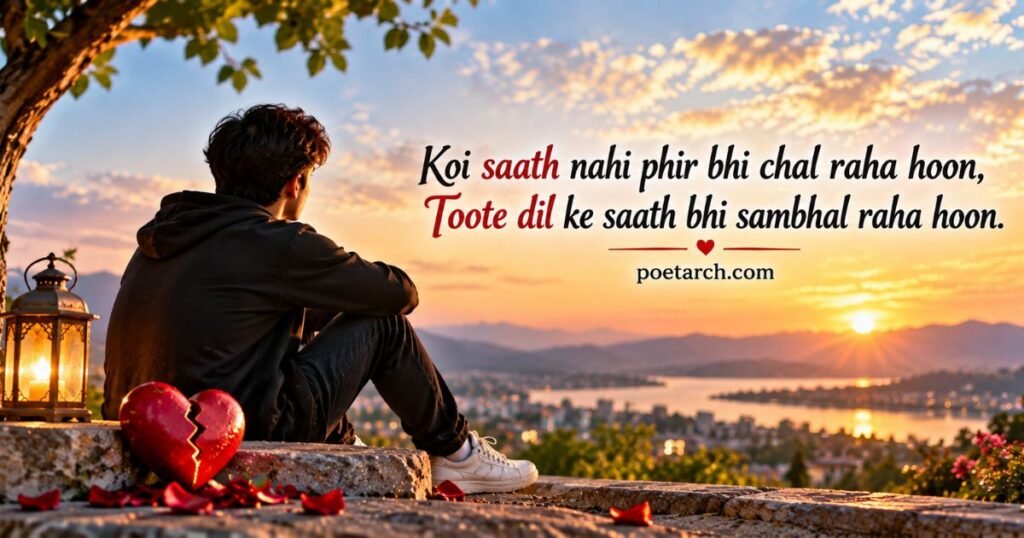 2 Line Alone Sad Shayari