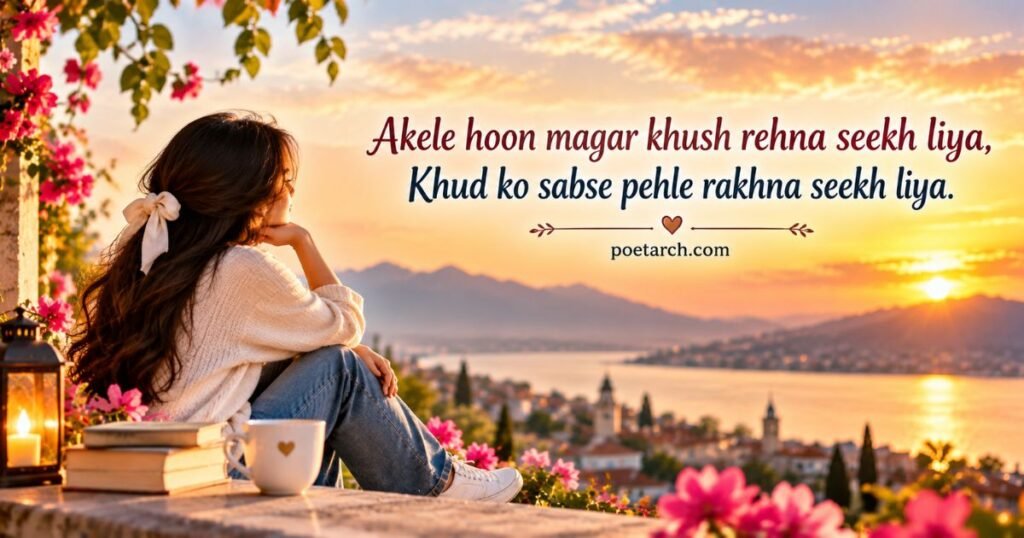 Alone But Happy Shayari in English