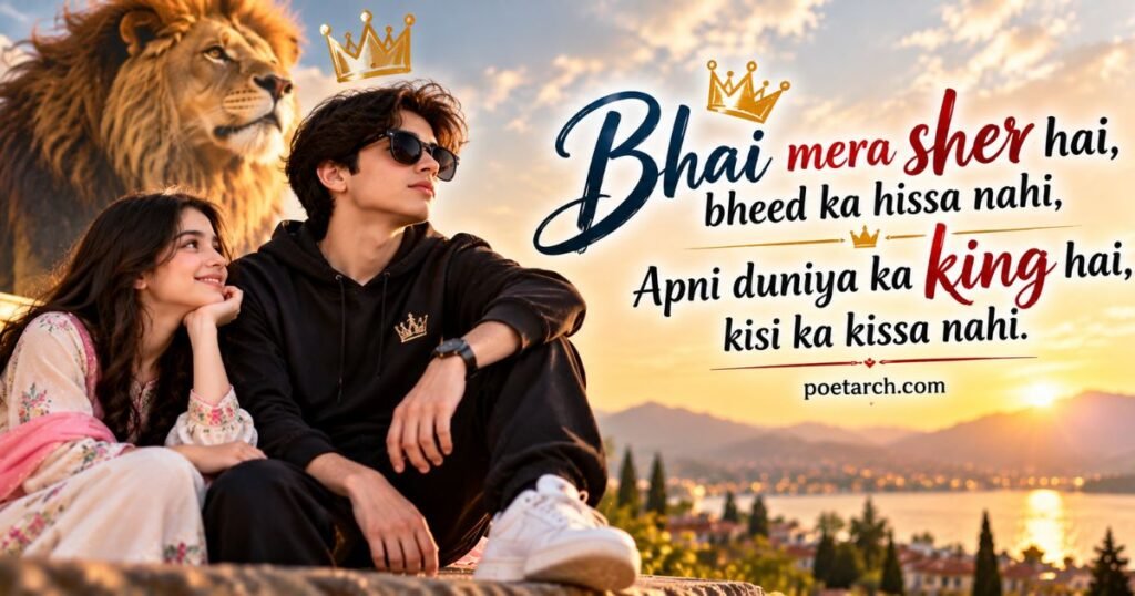 Bhai Ke Liye Shayari Attitude In English