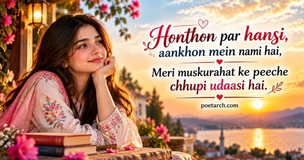 Fake Smile Shayari In Roman English