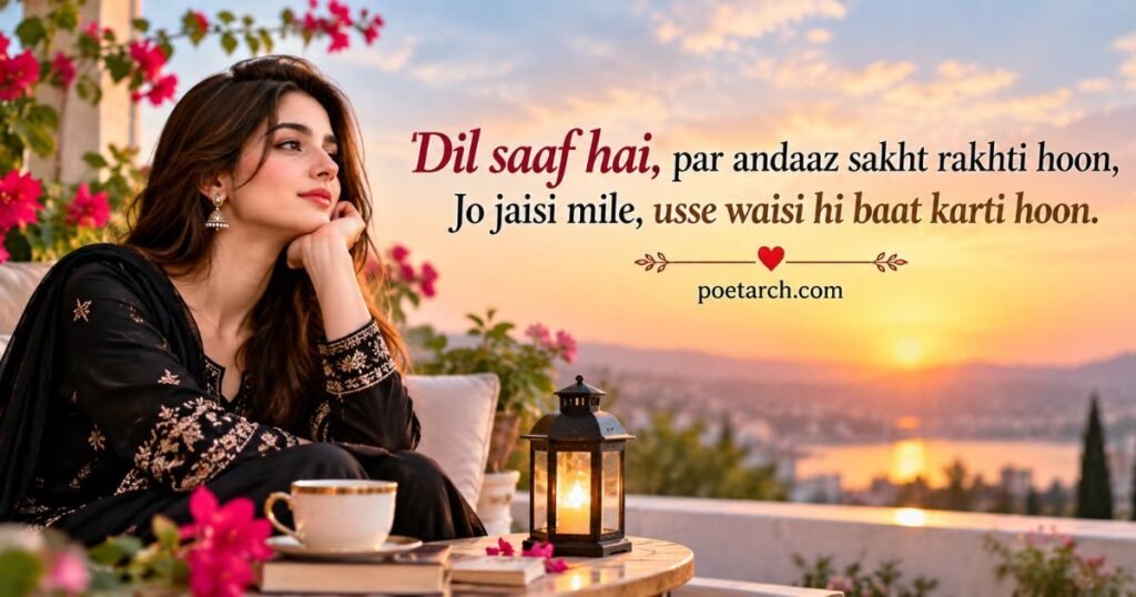 Female Attitude Shayari 2 Line