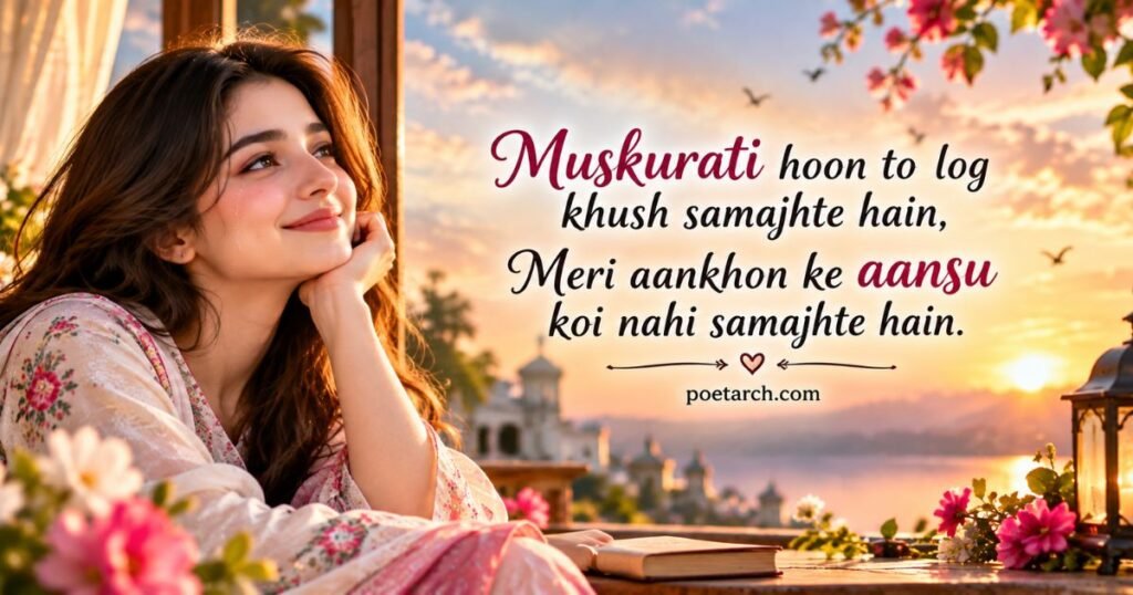 Heart Touching Alone Sad Shayari for Girls