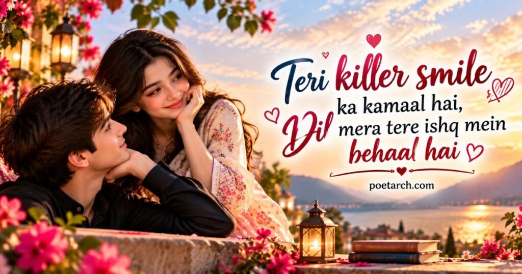 Killer Smile Shayari In Hindi English