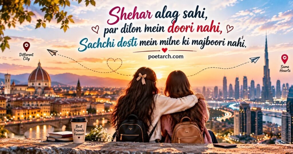 Long Distance Friendship Shayari In English