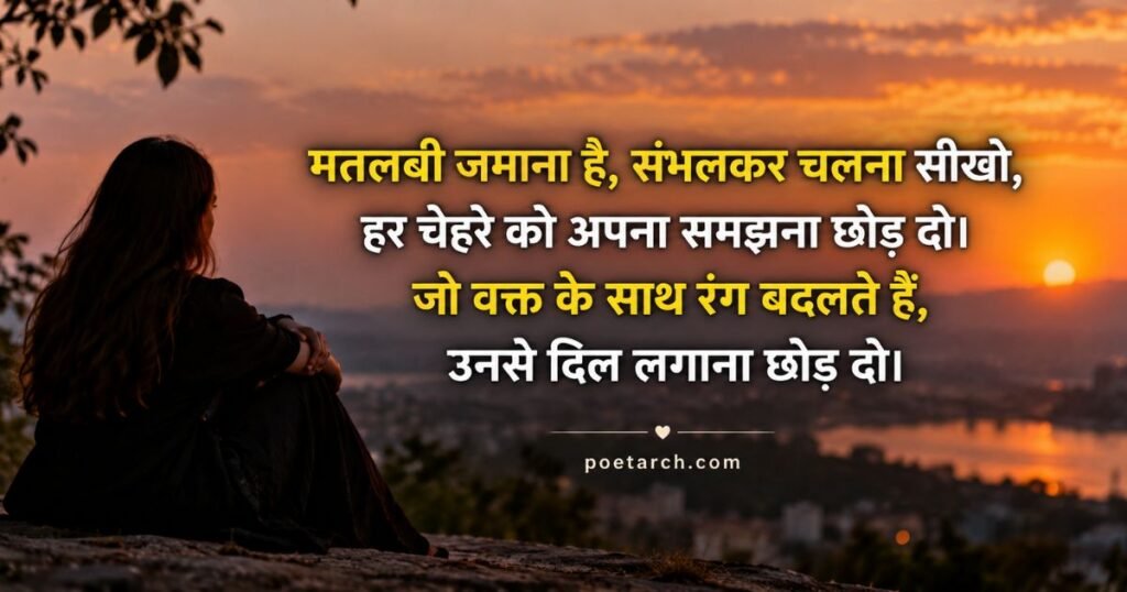 Matlabi Duniya Shayari