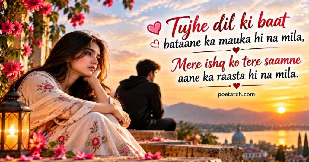 Never Expressed Love One Sided Shayari In English