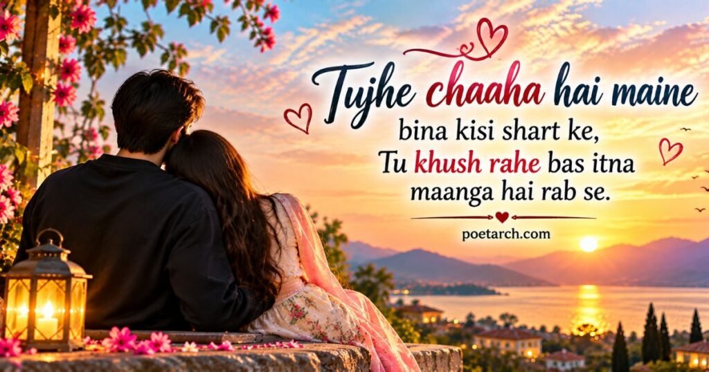 One Sided Love Shayari In English 2 Lines