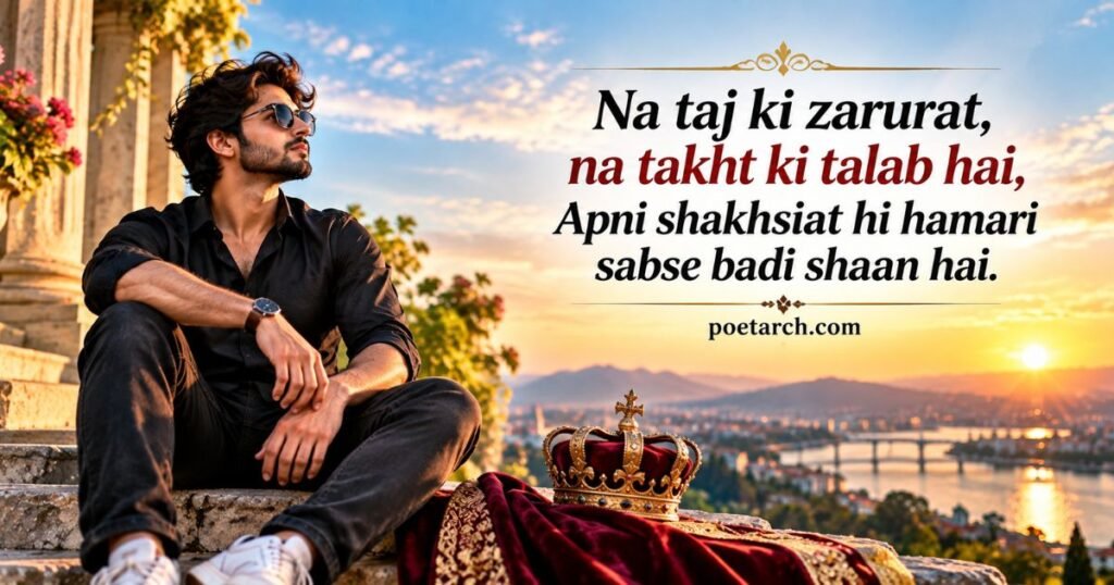 Royal Instagram Attitude Shayari 2 Line