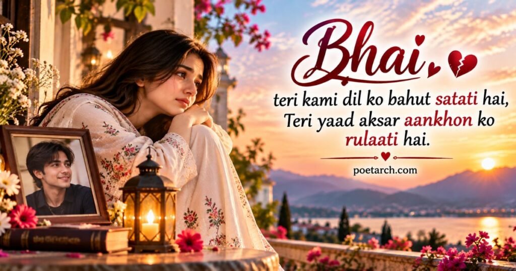Sad Shayari Bhai Ke Liye In English