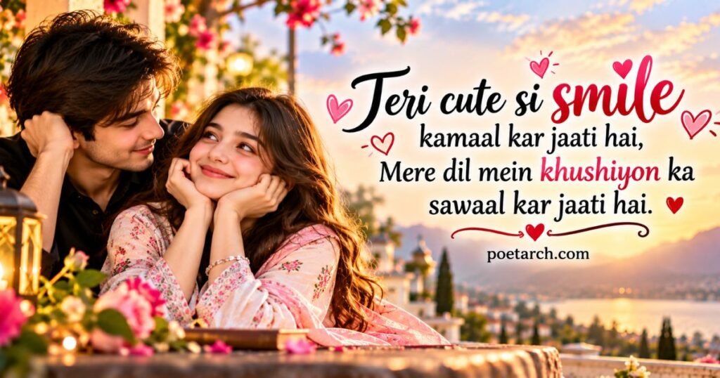 Two Line Cute Smile Shayari
